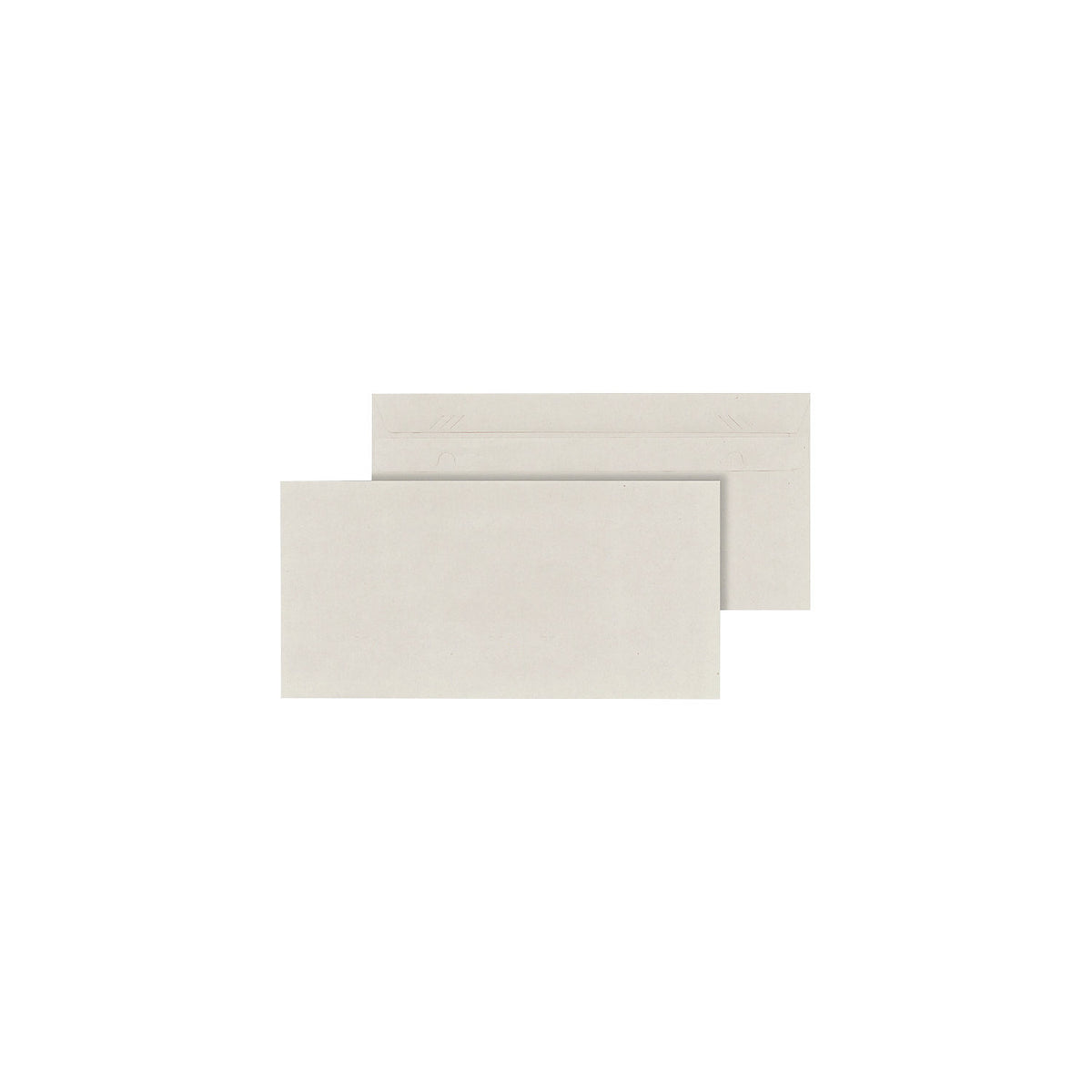 Envelopes, recycled paper, format long, pack of 1000.