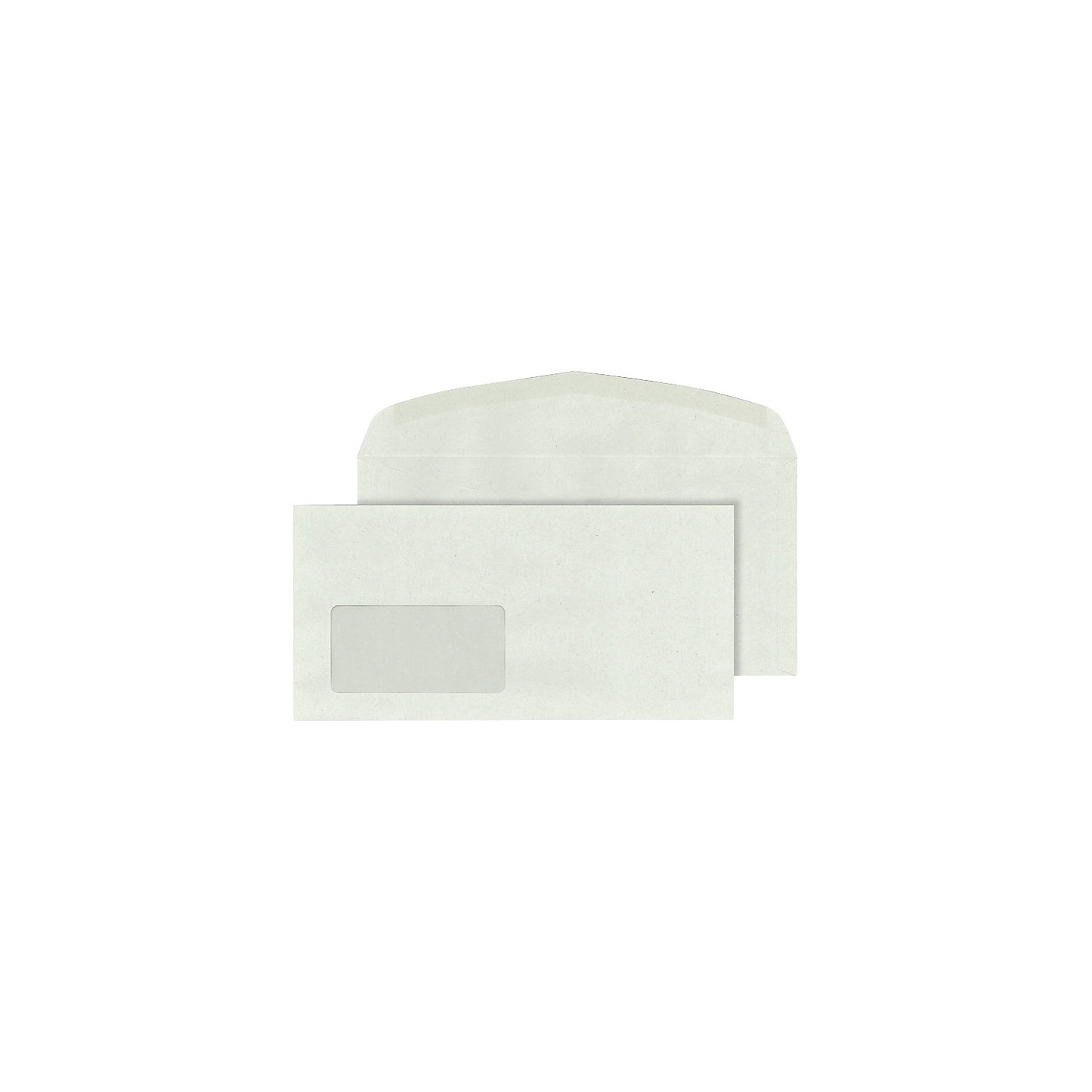 Envelopes, recycled paper, format C6/C5, with window, pack of 1000.