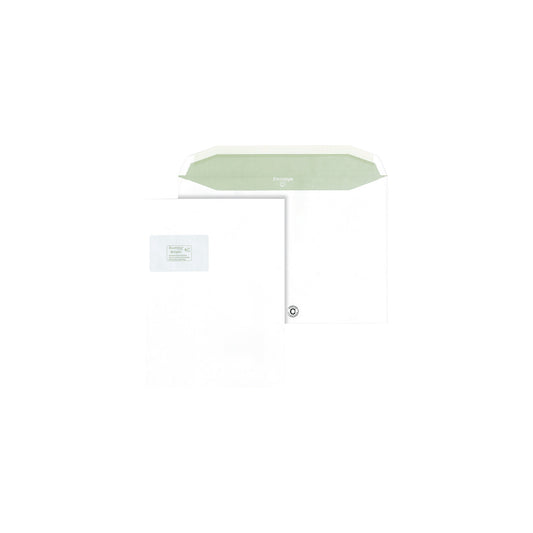 Envirelope® envelopes, white, format C4, with window, pack of 500.