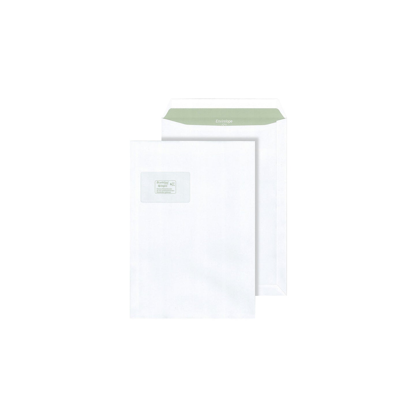 Envirelope® envelopes, white, format C4, with window, pack of 250.