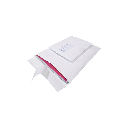 Tyvek® dispatch bag, tear resistant, waterproof, pack of 100, internal LxW 314 x 220 mm, without window.