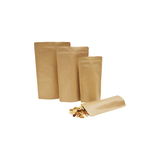 Stand-up pouches, with pressure seal, LxW 340 x 250 mm, pack of 100.