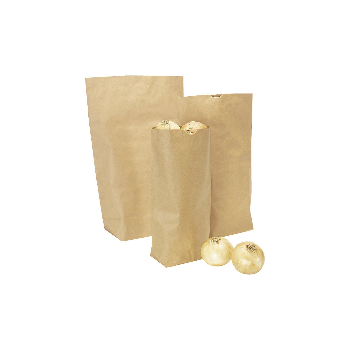 Cross bottom bags, made of kraft paper, 2-ply, LxW 470 x 320 mm, pack of 250.