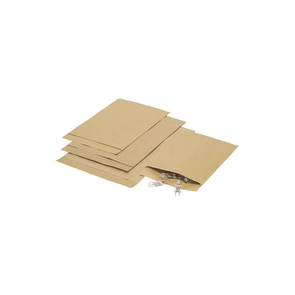Flat bags, made from kraft paper, LxW 160 x 115 mm, 70 g/m², pack of 500.