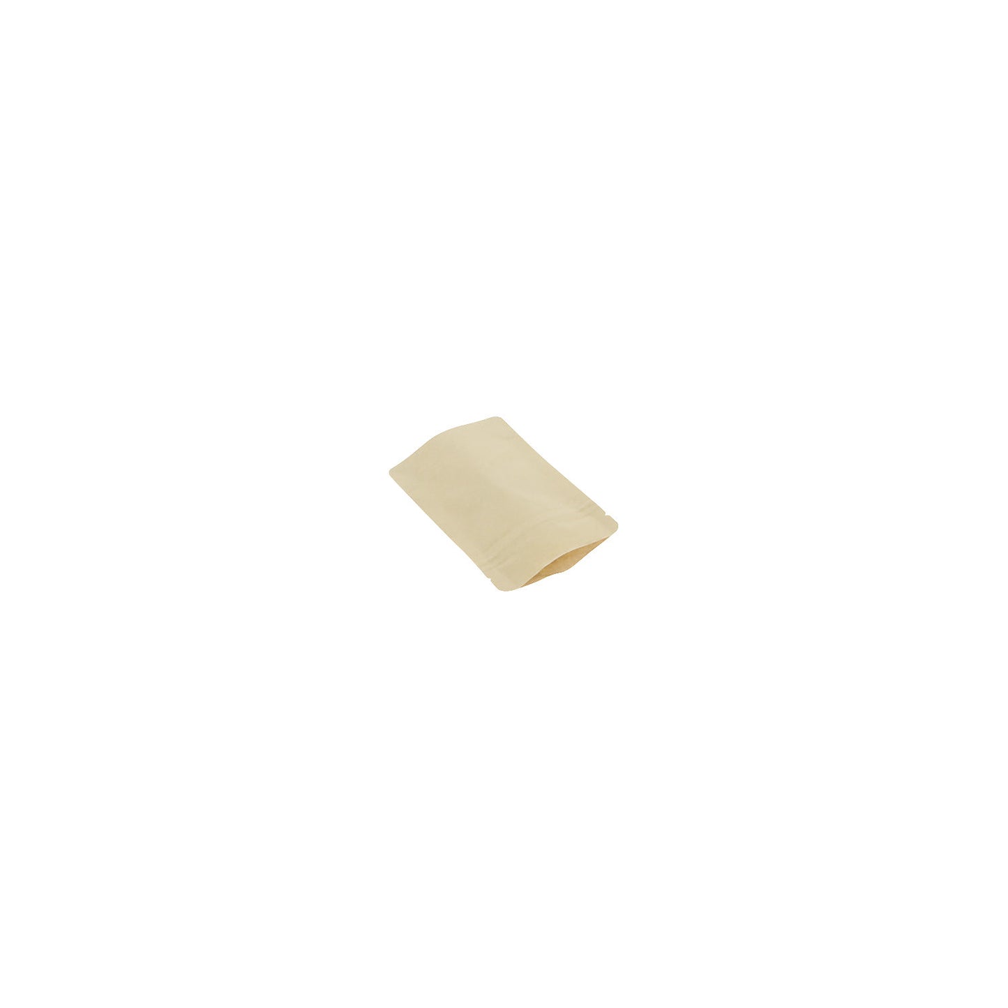 Stand-up pouches, brown, pack of 100, LxW 140 x 85 mm.