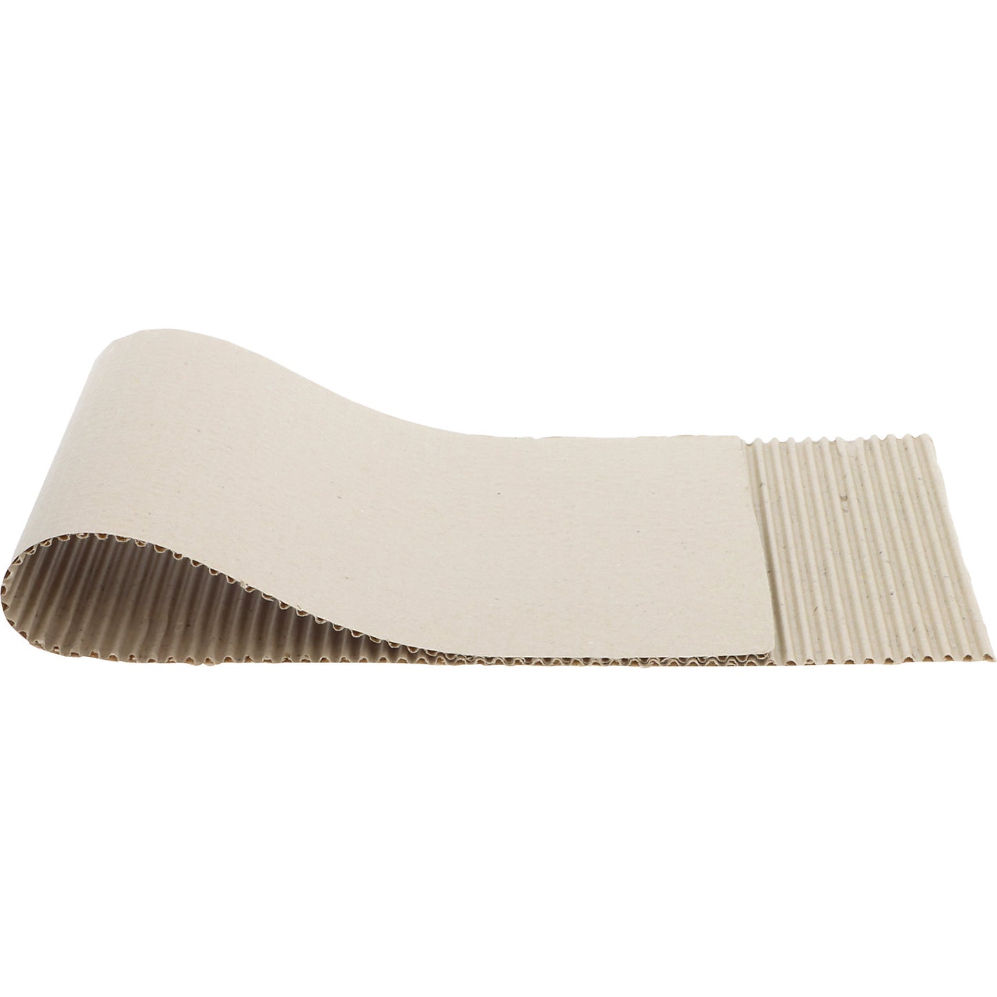 Corrugated cardboard roll, 100 % recycling paper, width 700 mm.