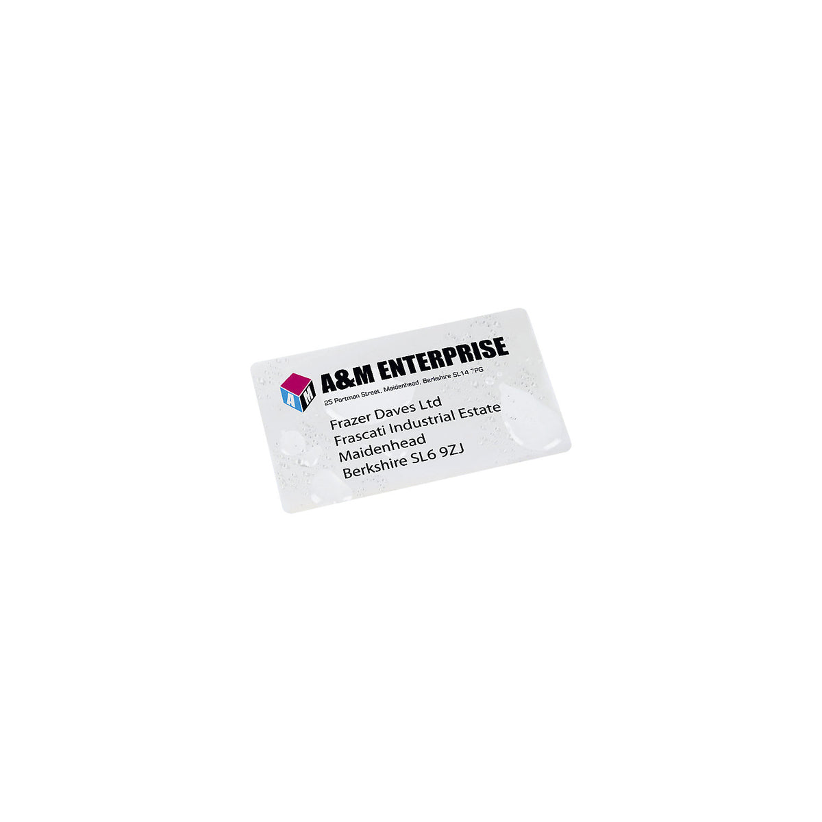 Weatherproof shipping labels, tear proof, LxW 99.1 x 139 mm, pack of 100 labels.