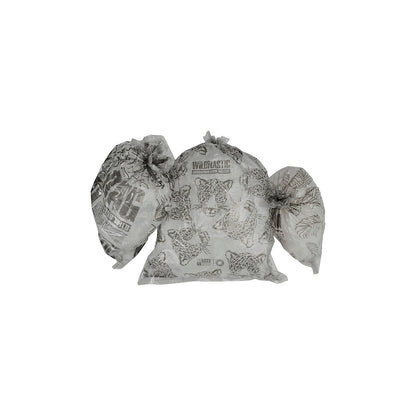 Wildbag waste sack, 100% wild plastic, 30 µm, 60 l, pack of 150.