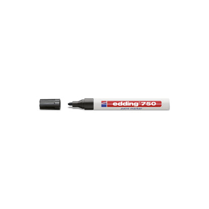edding® 750 paint marker, line width 2 - 4 mm, pack of 10, black.
