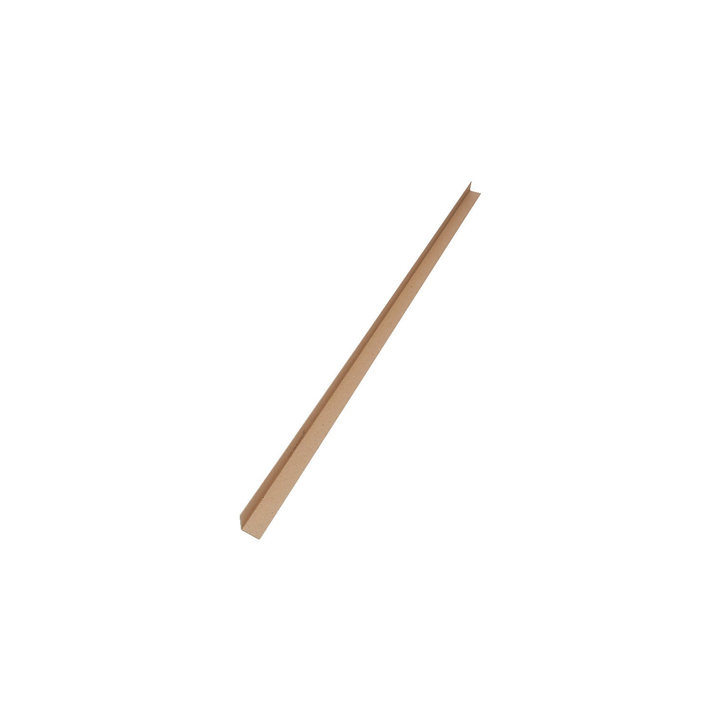 Edge protection strip, made of solid cardboard, 3 mm, side dimensions 35 x 35 mm, length 1500 mm, pack of 100.
