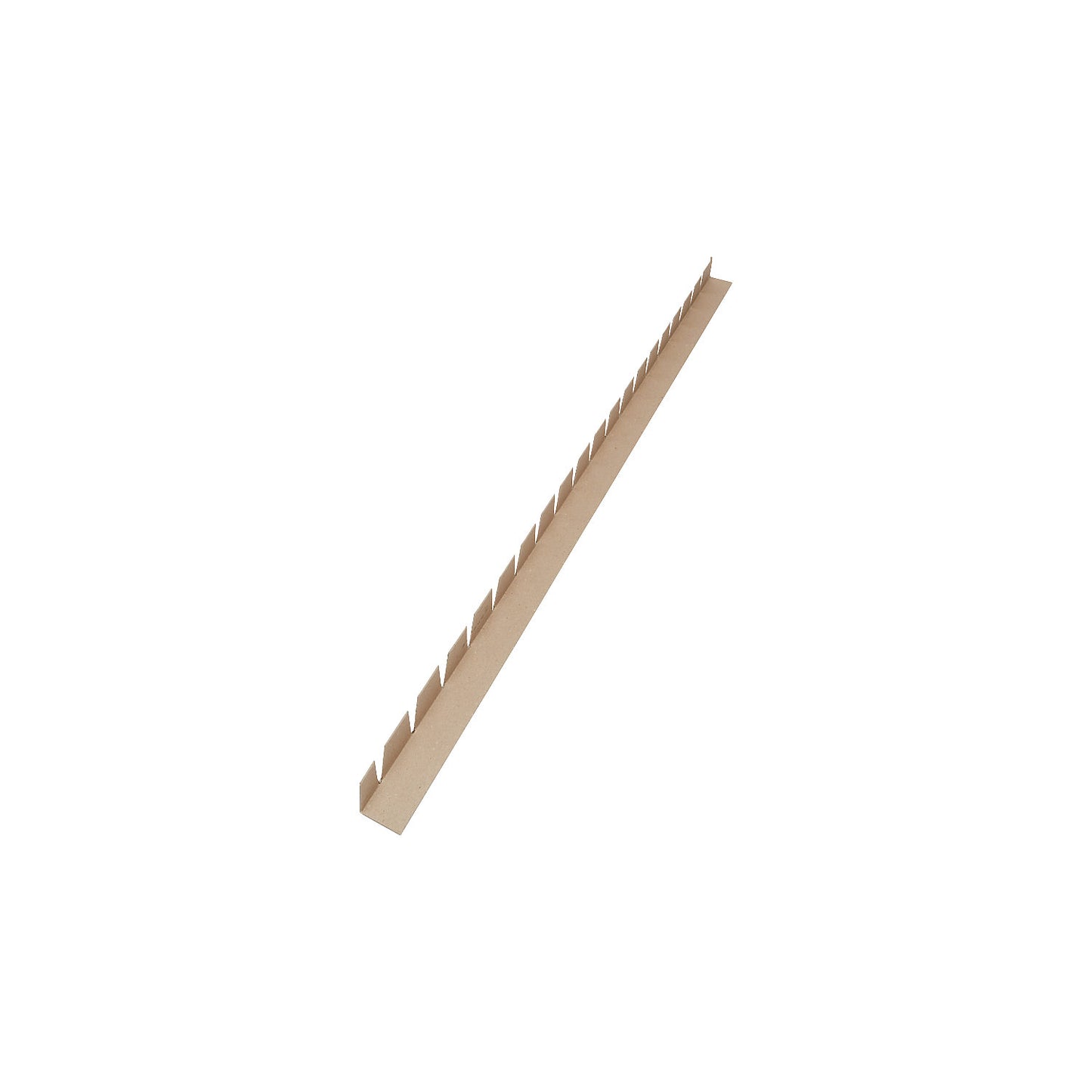 Edge protection strip, made of solid cardboard, flexible, side dimensions 50 x 50 mm, length 1200 mm, pack of 30.