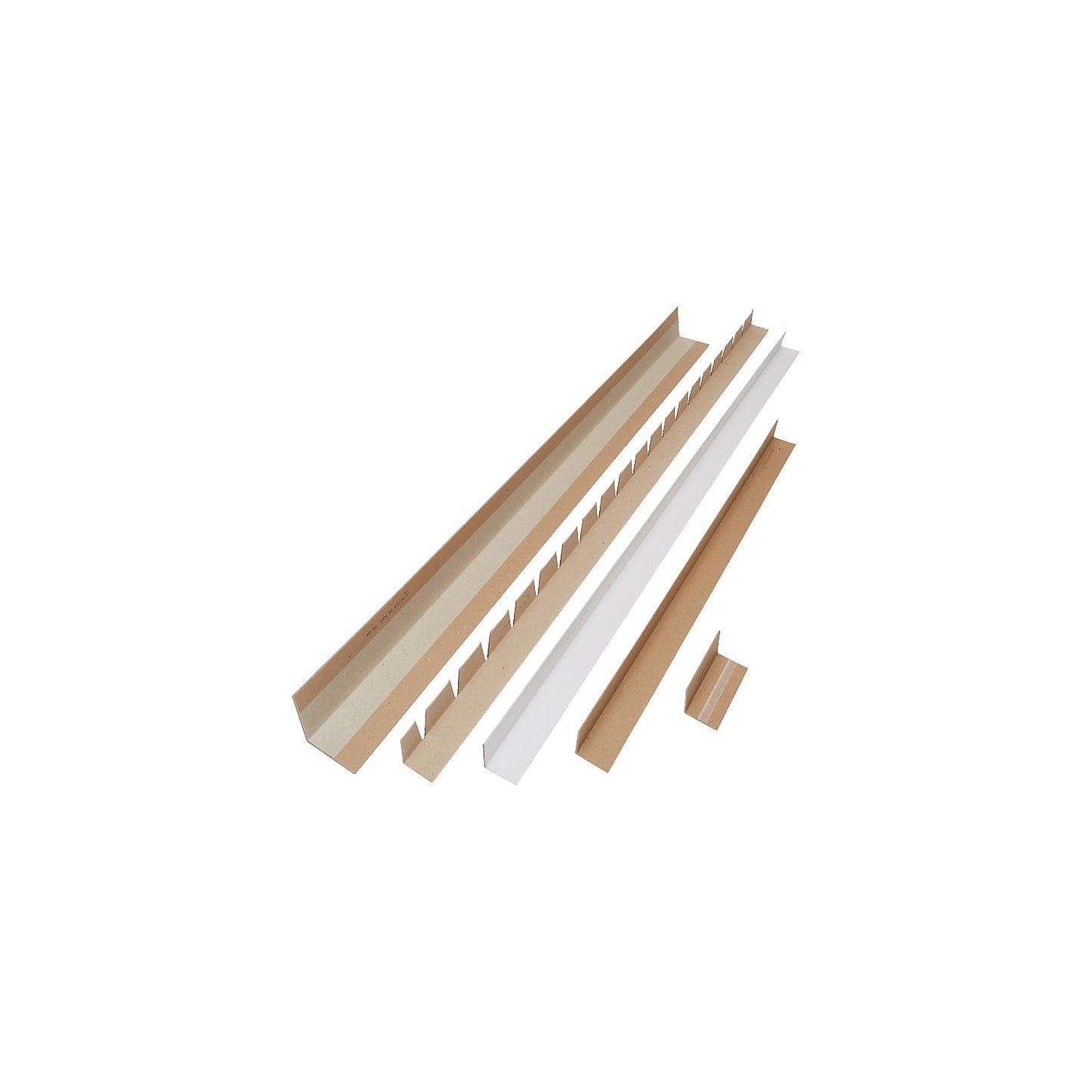 Edge protection strip, made of solid cardboard, 3 mm, side dimensions 50 x 50 mm, length 2000 mm, pack of 30.