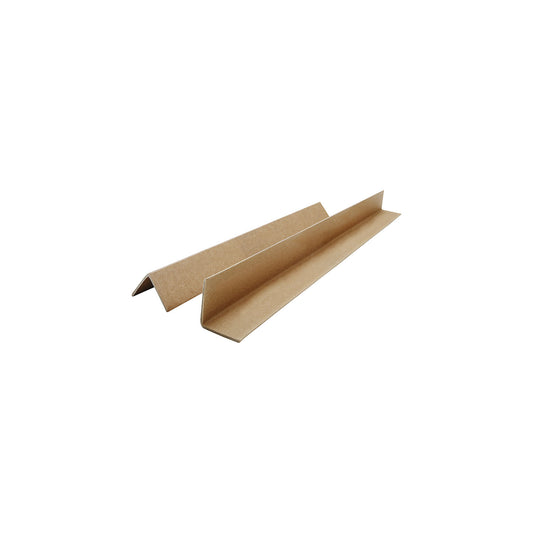 Edge protection strip, made of solid cardboard, 2 mm, leg 60 x 60 mm, length 1100 mm, pack of 100.