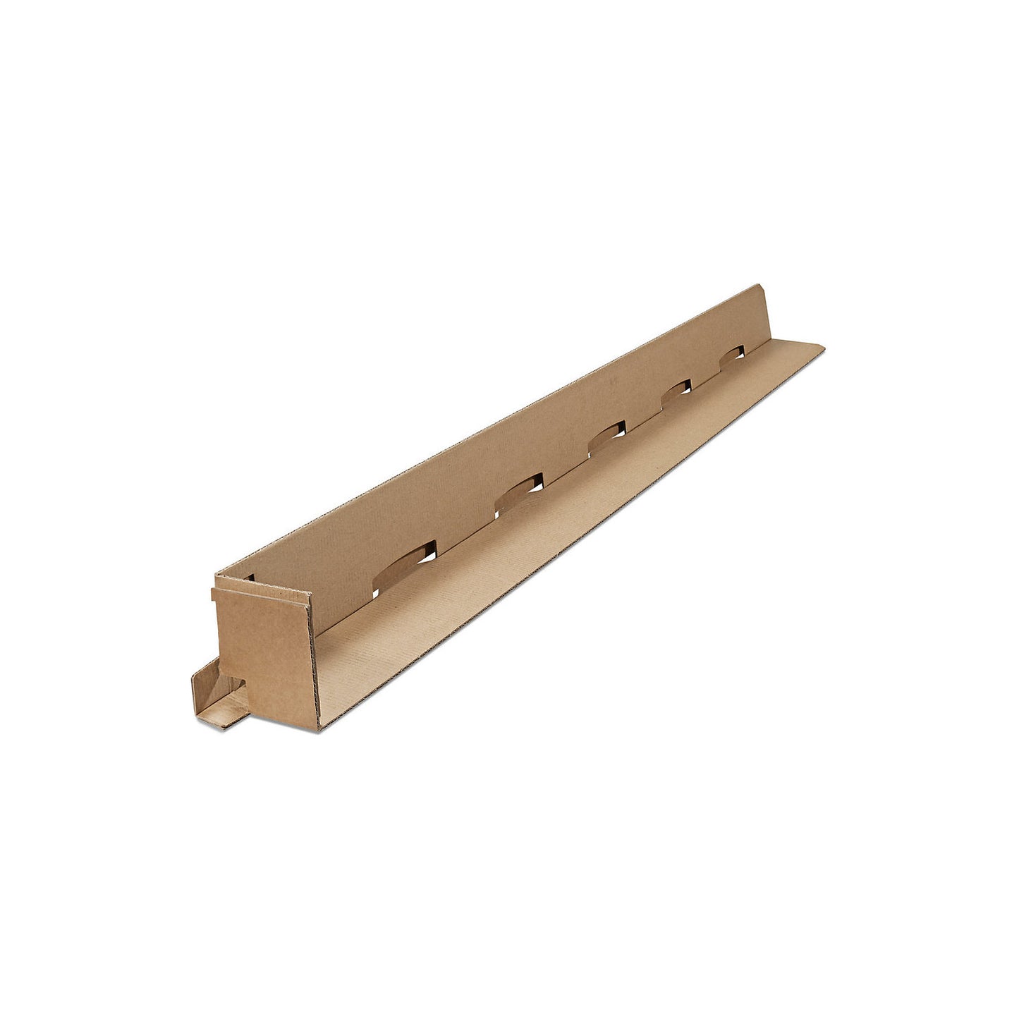 Edge protection profiles, made of corrugated cardboard, single fluted, side dimensions 100 x 100 mm, pack of 40.