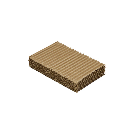 Corrugated cardboard padding, sheets, profiline, pack of 258.