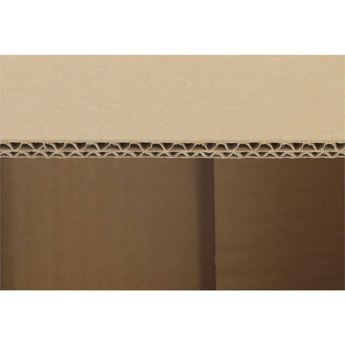 Corrugated cardboard folding box, length 600 - 799 mm, brown, internal dimensions 600 x 600 x 200 mm, pack of 5.