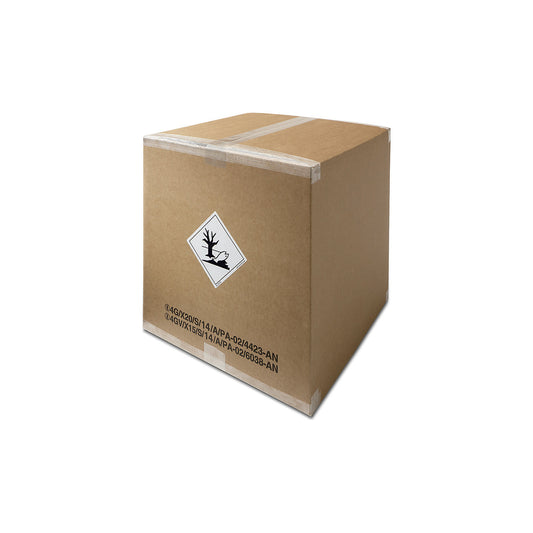 Dangerous goods box, brown, internal dimensions 383 x 383 x 383 mm, pack of 5.
