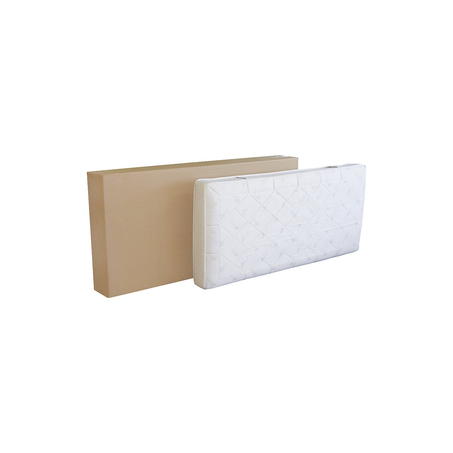 Mattress box, double fluted, internal dimensions 2060 x 260 x 960 mm.
