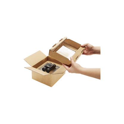 Membrane packaging, brown, internal dimensions 400 x 380 x 110 mm, pack of 20.