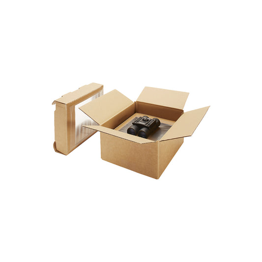 Membrane packaging, brown, internal dimensions 400 x 380 x 110 mm, pack of 20.