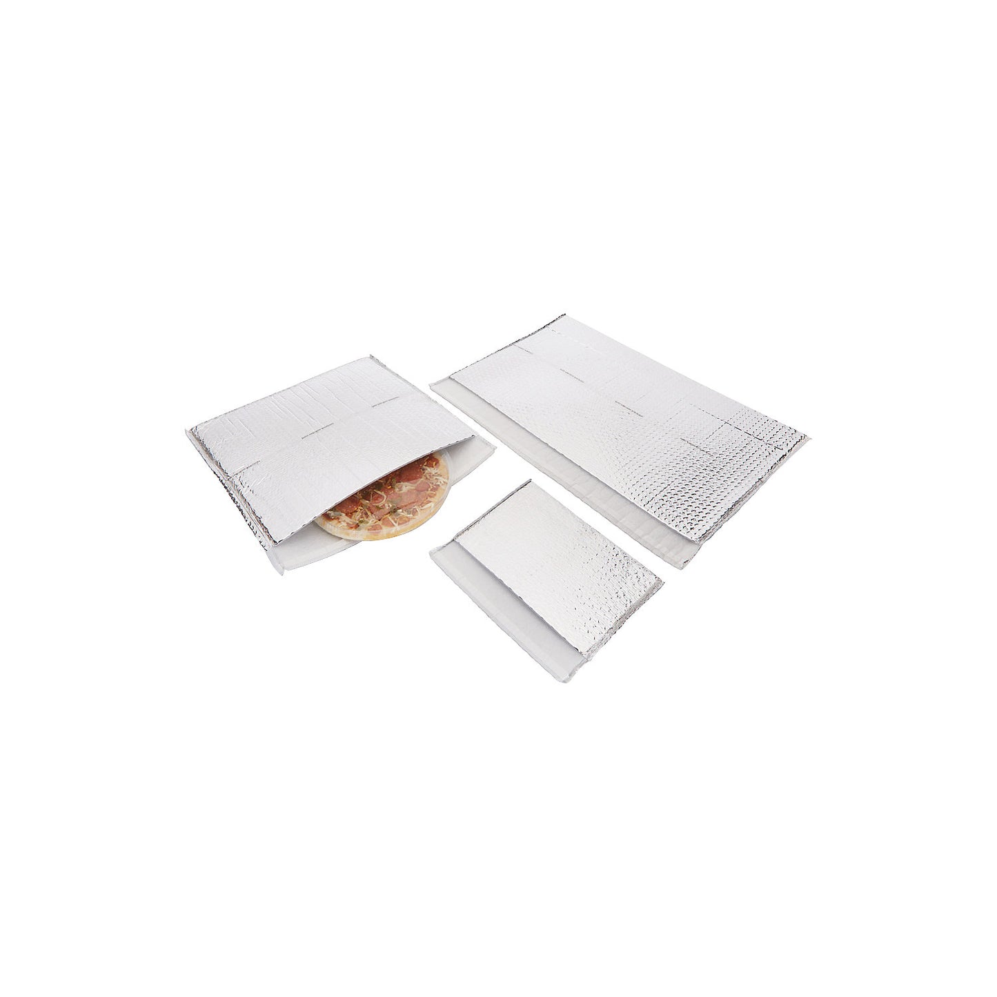 Insulated bubble wrap bag, aluminium lined, pack of 10, LxW 400 x 400 mm.
