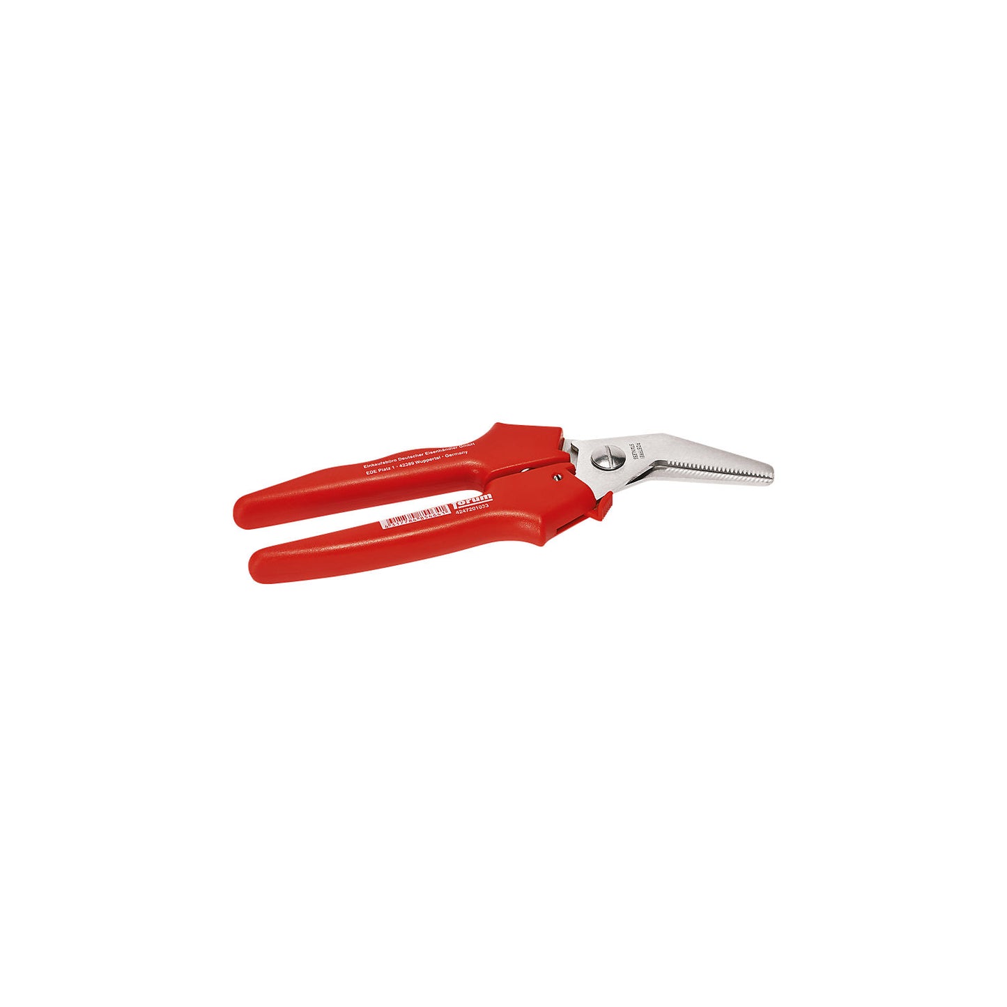 Scissors, for straps, width 190 mm.