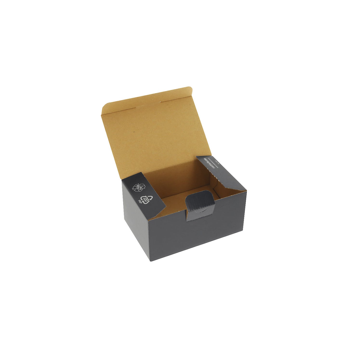 Quick box, black, pack of 20, internal dimensions 220 x 155 x 50 mm.