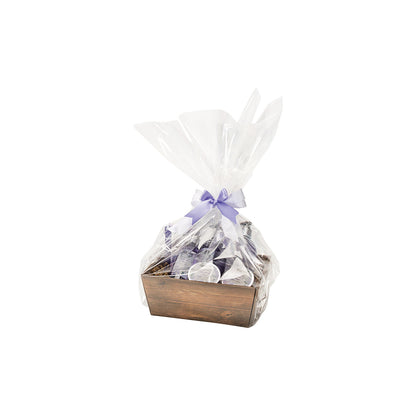 Gift wrap, transparent, LxW 100 m x 750 mm.