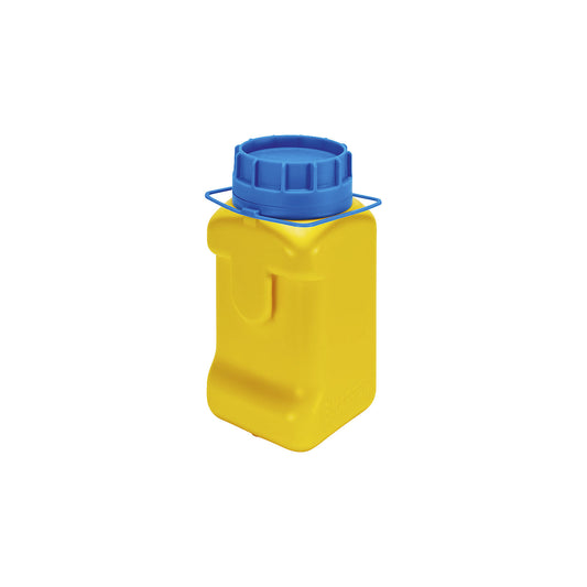 Used blade disposal container, LxW 107 x 105 mm, yellow.