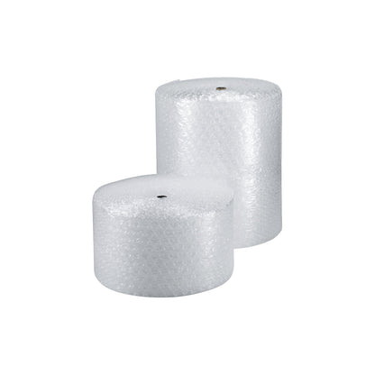 Bubble wrap film, jumbo cell, 2 layer, 100 µm, perforated, roll width 400 mm, 100 µm.