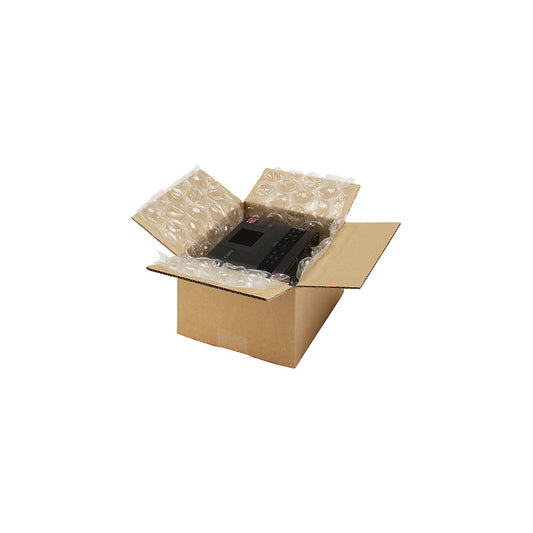 Bubble wrap film, jumbo cell, 2 layer, 100 µm, perforated, roll width 400 mm, 100 µm.