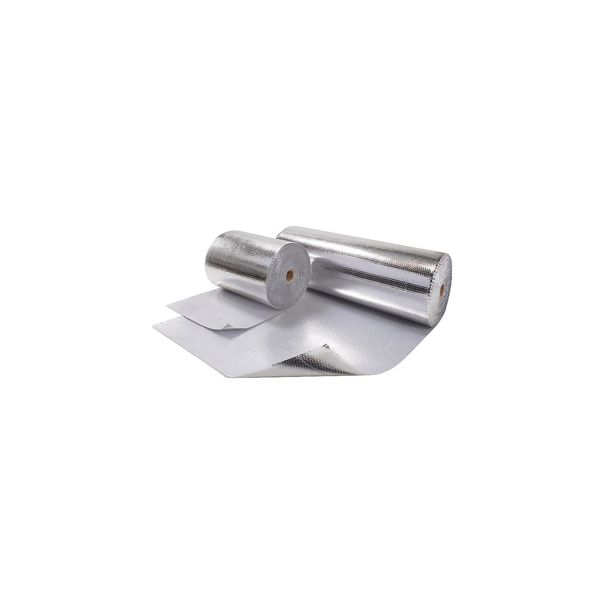 PET metallised bubble wrap film, 3 layer, 110 µm, roll width 600 mm, length 50 m.