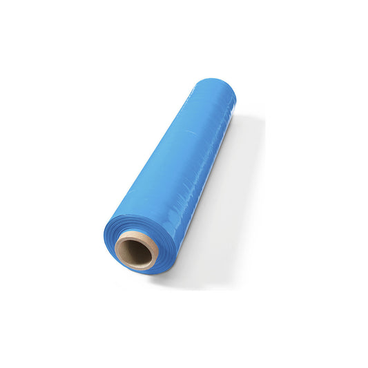 Stretch film, coloured, pack of 6, blue.