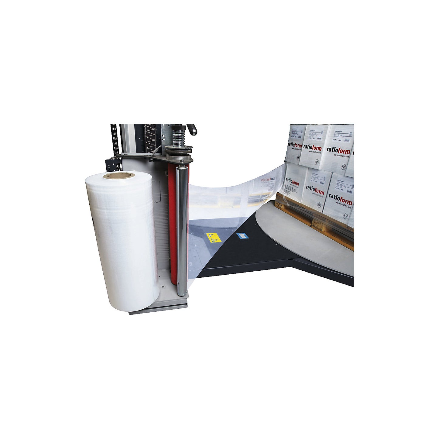 Machine stretch film, width 500 mm, L 1725 m, material thickness 20 µm, transparent.