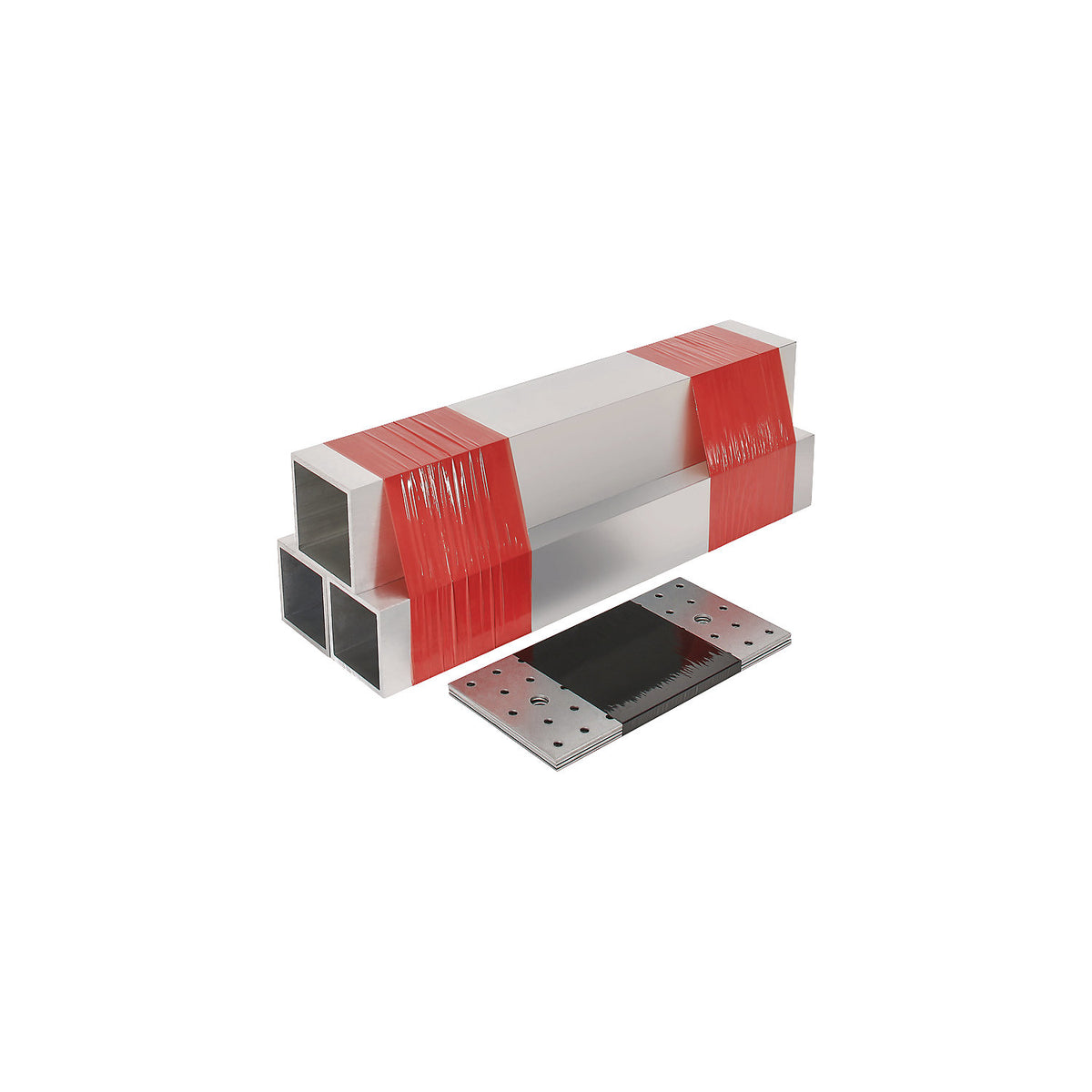 Coloured mini stretch film, pack of 5, black.