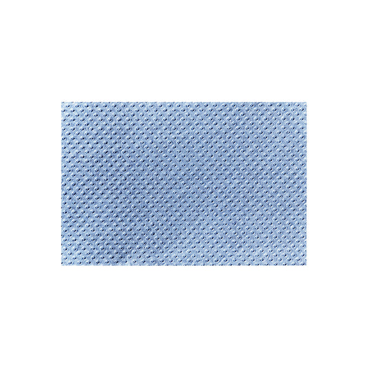 Cleaning and wiping paper roll, cellulose mix, 2-ply, blue, pack of 1 roll, 1000 sheets/roll.