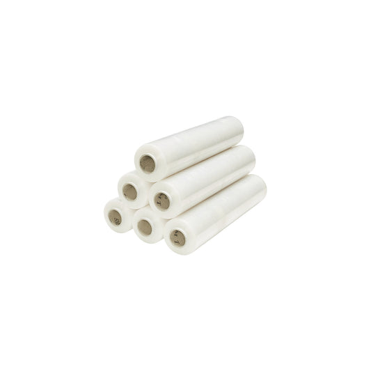Stretch film economy set, pack of 6, material thickness 23 µm.