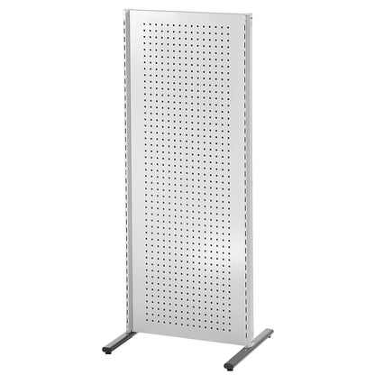 Industrial partition wall system, standard module, width 800 mm, light grey.