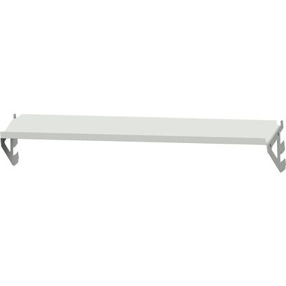 Shelf with adjustable inclination, mounting bracket at top, width 800 mm, 763 x 160 mm, grey.