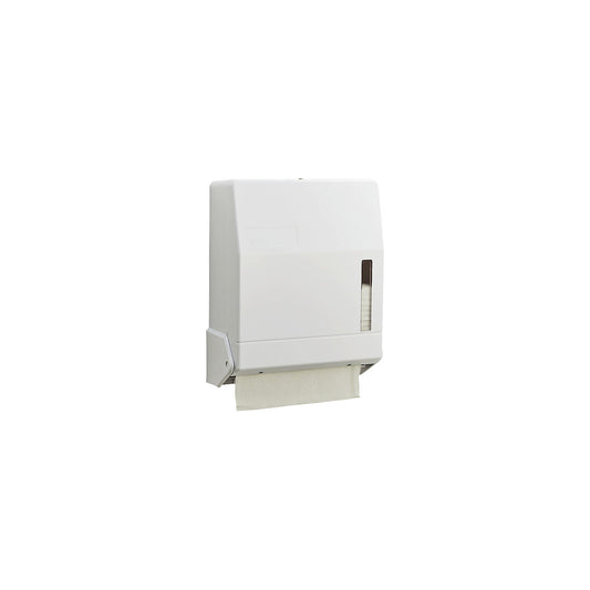 Folded paper dispenser, for 600 towels, lockable, HxWxD 320 x 285 x 130 mm.