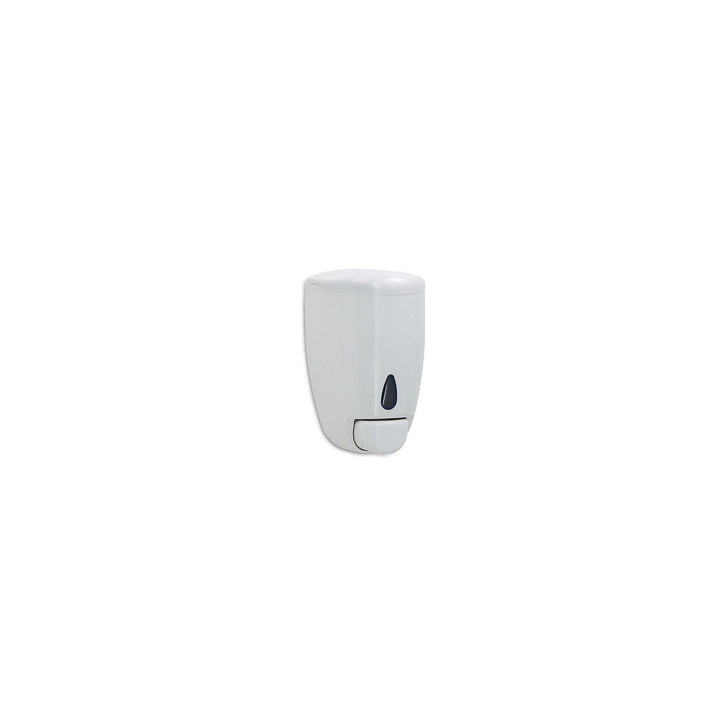 Soap dispenser, HxWxD 160 x 95 x 86 mm, white, 500 ml.