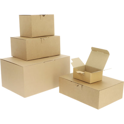 Quick box, brown, internal dimensions 344 x 294 x 140 mm, pack of 20.
