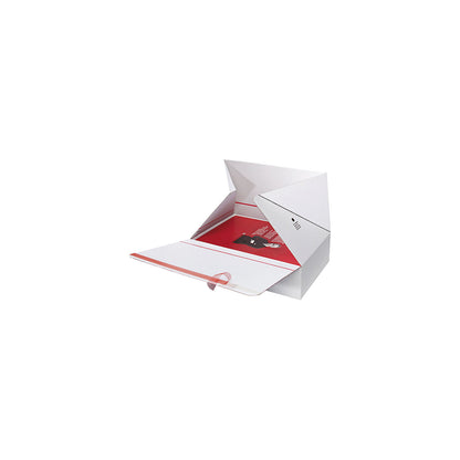 Quick-erect box, self-adhesive, white, internal dimensions 220 x 155 x 50 mm, pack of 20.
