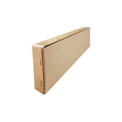 Endless corrugated cardboard, brown, folded dimensions 1150 x 738 mm, length 200 m.