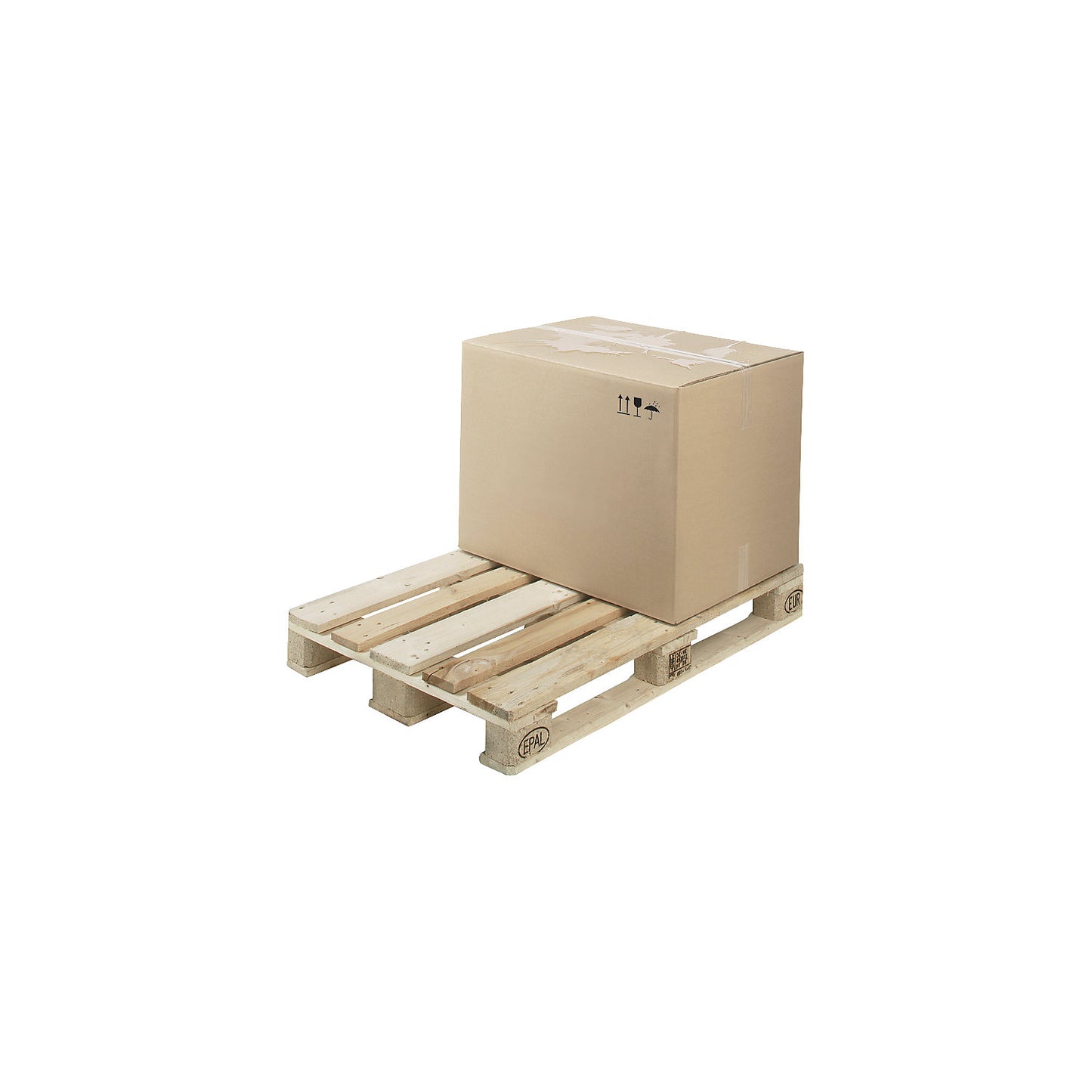 Export box, water repellent, LxWxH 1200 x 800 x 1000 mm, 1 Euro pallet.