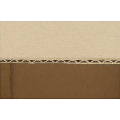 Folding box, single fluted, brown, internal dimensions 340 x 230 x 45 mm, pack of 25.