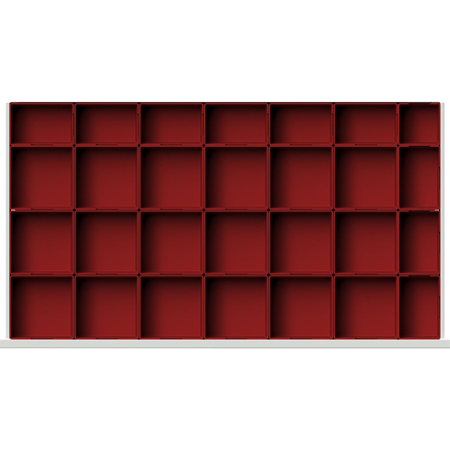 Small parts tray, for drawer WxD 980 x 540 mm, drawer height 90 / 120 mm.