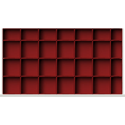 Small parts tray, for drawer WxD 980 x 540 mm, drawer height 90 / 120 mm.