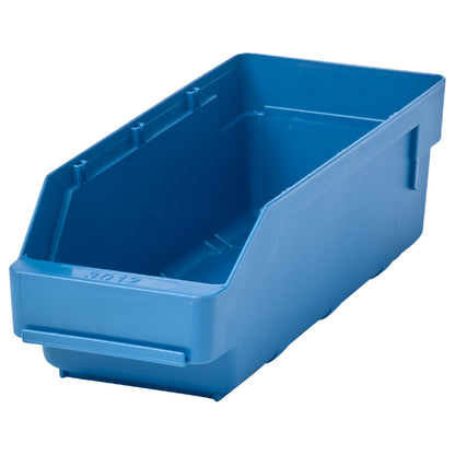 Shelf bin made of highly impact resistant polypropylene, blue, LxWxH 300 x 118 x 95 mm, pack of 30.