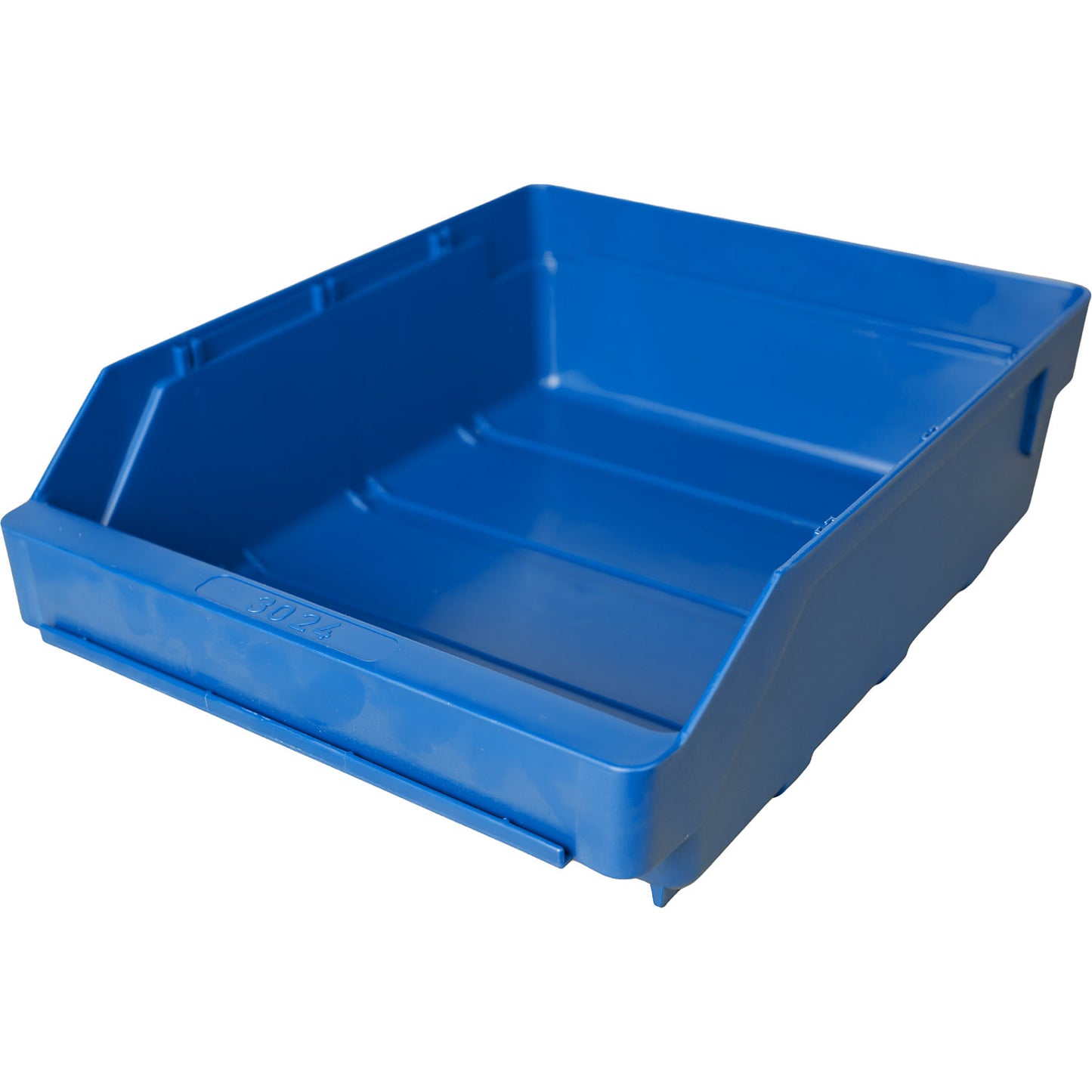 Shelf bin made of highly impact resistant polypropylene, blue, LxWxH 300 x 240 x 95 mm, pack of 15.
